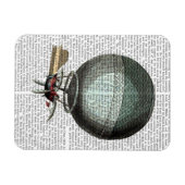 Blanchard Vintage Heißluftballon Magnet (Horizontal)