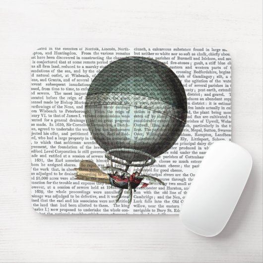 Blanchard Vintage Heißluftballon Mousepad (Mit Mouse)