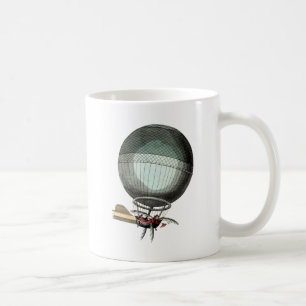 Blanchard Vintager Heißluft-Ballon Kaffeetasse