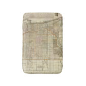 Blanchards Führerkarte von Chicago 2 Badematte (Vorderseite Vertikal)