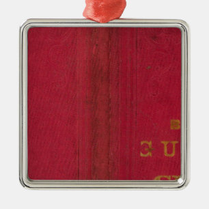 Blanchards Führerkarte von Chicago 2 Ornament Aus Metall