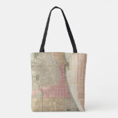 Blanchards Führerkarte von Chicago 2 Tasche (Rückseite)