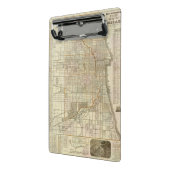 Blanchards Führerkarte von Chicago Mini Klemmbrett (Gewinkelt2)