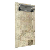 Blanchards Führerkarte von Chicago Mini Klemmbrett (Schrägansicht)