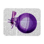 Blanchards Wasserstoff (Lila) Heißluftballon Magnet (Horizontal)