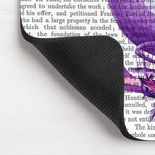 Blanchards Wasserstoff (Lila) Heißluftballon Mousepad (Ecke)
