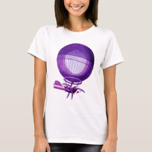 Blanchards Wasserstoff (Lila) Heißluftballon T-Shirt