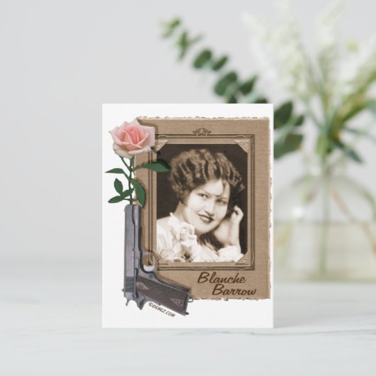 Blanche Barrow Postkarte (Stehend Vorderseite)