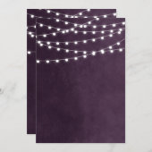 Blanche Blanche-Vorlage für Plum-String-Lichter (Vorne/Hinten)