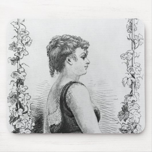 Blanche d'Antigny Mousepad (Vorne)