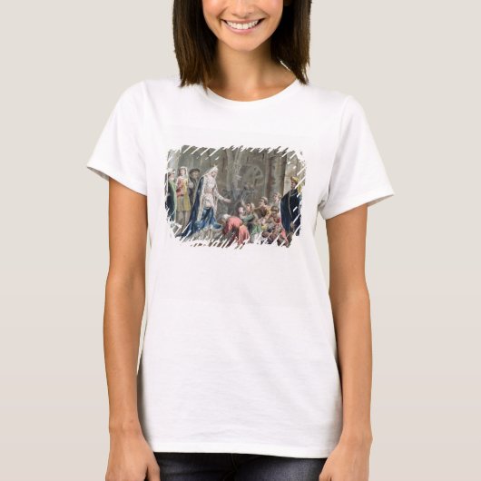 Blanche de Castille (1185-1252) Breaks-up T-Shirt (Vorderseite)