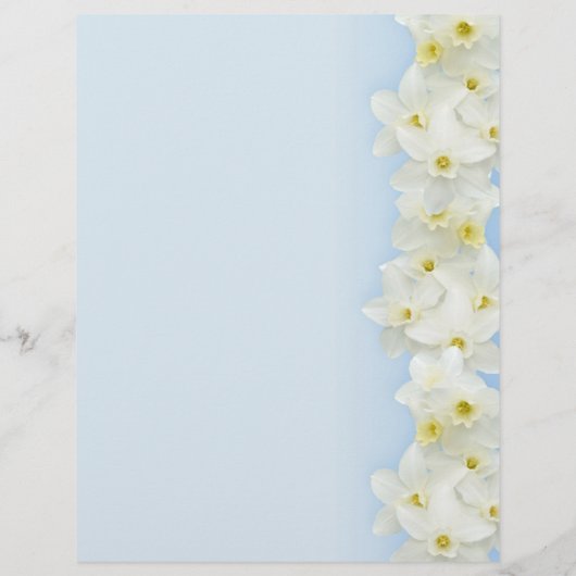 Blanche der weißen Narzisse Flyer (Hinten)