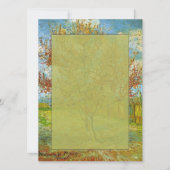 Blanche Einladung, Pfirsichbaum in Blossom Einladung (Vorderseite)