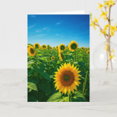 Blanche Foto-Blankokarte/ Hinweis Karte (Gelbe Blume)