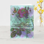 Blanche Grußkarte mit Bibelverse Karte (Gelbe Blume)