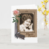 Blanche Karren Karte (Gelbe Blume)