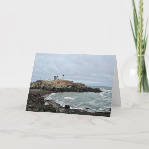 Blanche Lighthouse Foto Blank Gruß Karte
