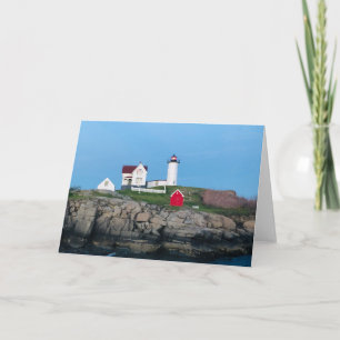 Blanche Lighthouse Foto Blank Gruß Karte