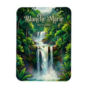Blanche Marie Wasserfall Suriname Magnet