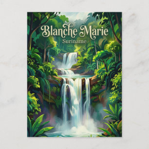 Blanche Marie Wasserfall Suriname Postkarte