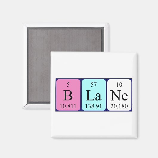 Blanche-Periodenmagnet Magnet (Vorderseite/Rückseite)