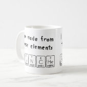 Blanche Periodenname Tasse (Vorderseite Links)