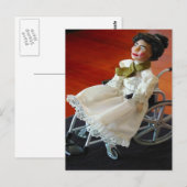 Blanche Postkarte (Vorne/Hinten)