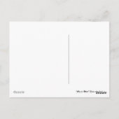 Blanche Postkarte der Serie "Classic White" (Rückseite)