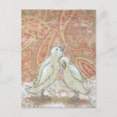 Blanche Postkarten für Hochzeiten perfekte Paare (Vorderseite)