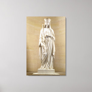 Blanche von Olivenölseifen-(1188-1252) Königin Leinwanddruck