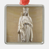 Blanche von Olivenölseifen-(1188-1252) Königin Silbernes Ornament (Vorne)