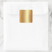 Blanche Vorlage Ihr benutzerdefiniertes QR-Logo Go Quadratischer Aufkleber (Tasche)