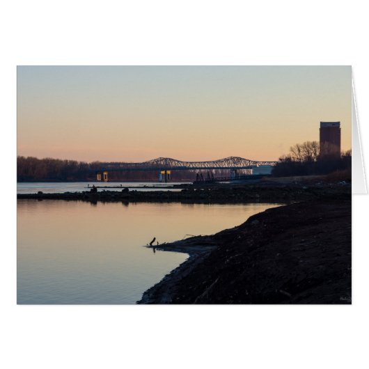 Blanchette and Missouri River Card (Vorderseite (Horizontal))