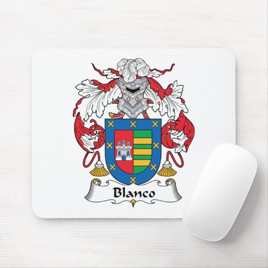 Blanco-Familienwappen Mousepad (Mit Mouse)