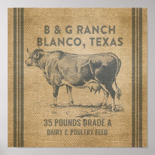 Blanco Texas Poster (Vorne)