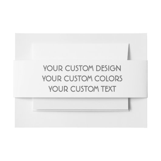 BLANGEN Sie Ihr Design hier - Einladungsbanderole (Vorderseite Beispiel)