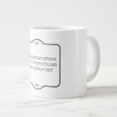 BLANGEN Sie Ihr Design hier - Jumbo-Tasse (Vorderseite Rechts)