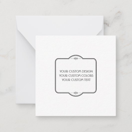 BLANGEN Sie Ihr Design hier - Mitteilungskarte (Vorderseite)