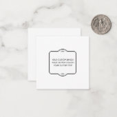 BLANGEN Sie Ihr Design hier - Mitteilungskarte (Vorderseite/Rückseite Beispiel)