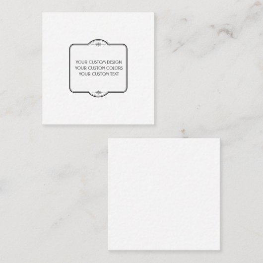 BLANGEN Sie Ihr Design hier - Mitteilungskarte (Vorne/Hinten)