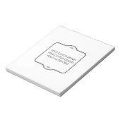 BLANGEN Sie Ihr Design hier - Notizblock (Rotiert)