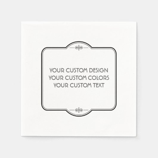 BLANGEN Sie Ihr Design hier - Serviette (Vorderseite)