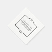 BLANGEN Sie Ihr Design hier - Serviette (Ecke)