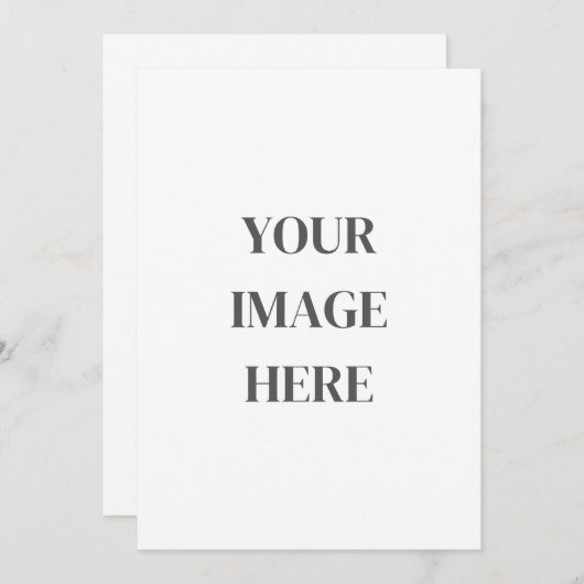 Blank-12x18-Einladung Ankündigung (Vorne/Hinten)