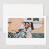 Blank 1 Foto Frame Template Feiertagskarte (Vorne/Hinten)