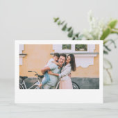 Blank 1 Foto Frame Template Feiertagskarte (Stehend Vorderseite)