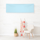 Blank 2.5' x 8' Banner mit Hintergrundfarbe (Insitu)