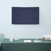 Blank 2.5'x4 Banner mit Navy Blue Background (Messe)