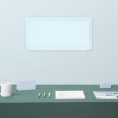 Blank 2'x1' Banner mit Aquarellfarben (Messe)