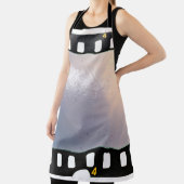 Blank 35 mm Filmrahmen oder Streifen auf weißem Hi Schürze (InSitu)